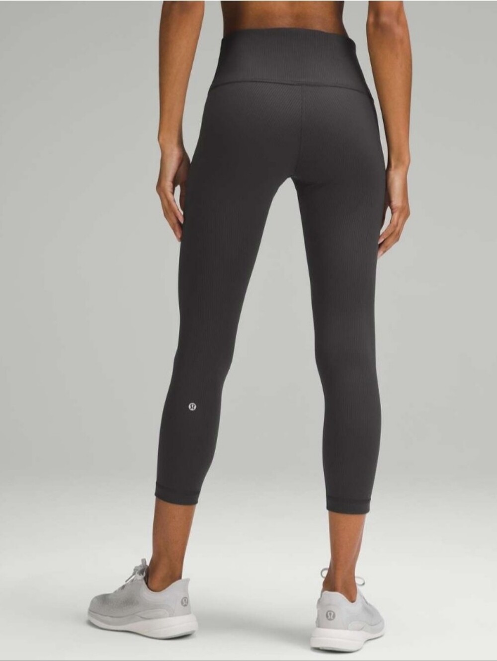 Lululemon Wunder Train High-Rise Ribbed Crop 23" Size 6